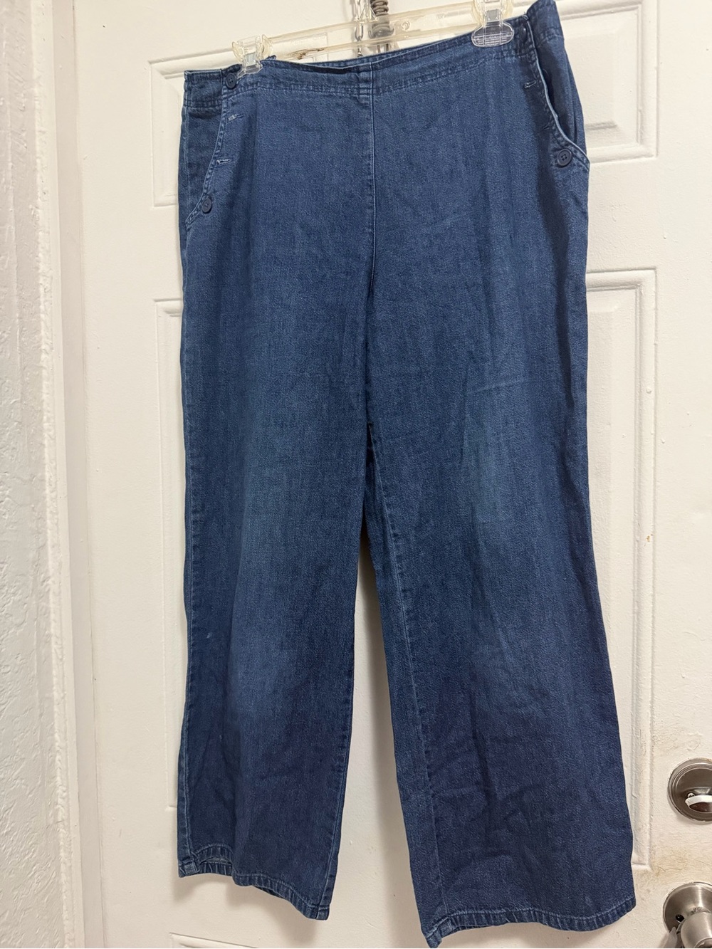 Willi Smith Straight-Leg Jeans in Dark Blue Wash